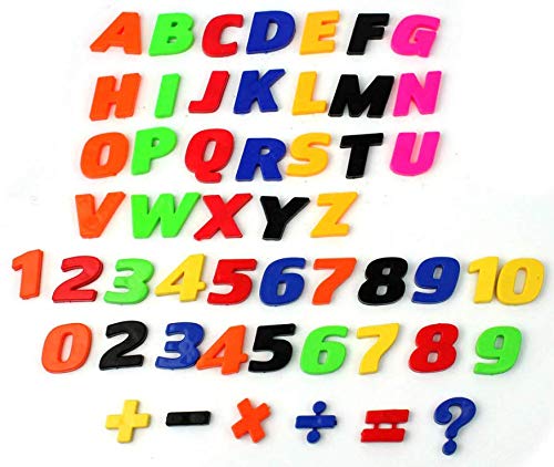 Magnetic Colourful Letters & Numbers for Educating Kids in Fun and Play
