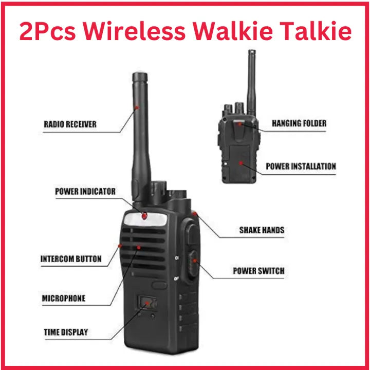 Kids Walkie Talkie Toy Set – 100m Long Range Two-Way Communication Outdoor Adventure Toy
