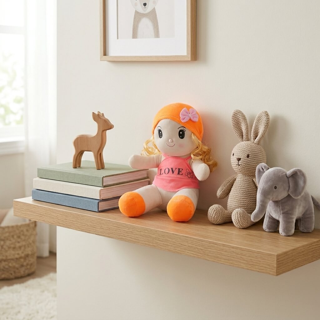 Love-Themed Candy Plush Doll – Cute Soft Toy for Girls