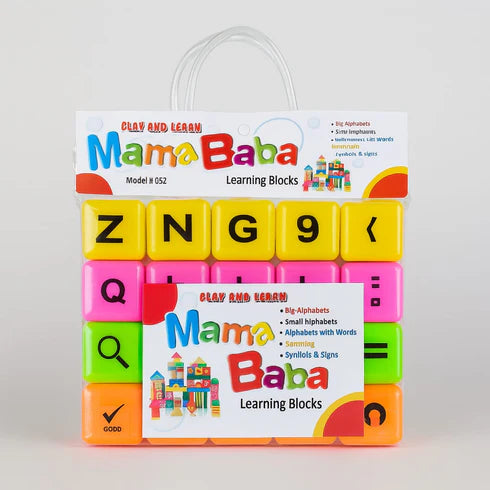 ABC Early Learning Alphabet Blocks & Number Counting Play Set