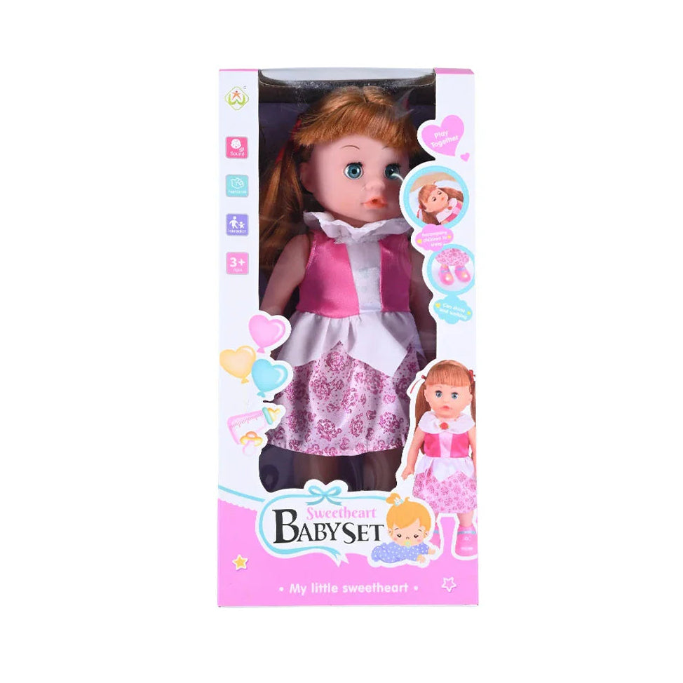 Pretty Doll for Girls – Beautiful Fashion Doll Toy with Stylish Dress & Accessories