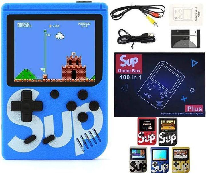SUP Game Box Plus 400-in-1 Retro Handheld Gaming Console with Controller – Portable Video Game Player for Kids & Adults | TV Connect Support