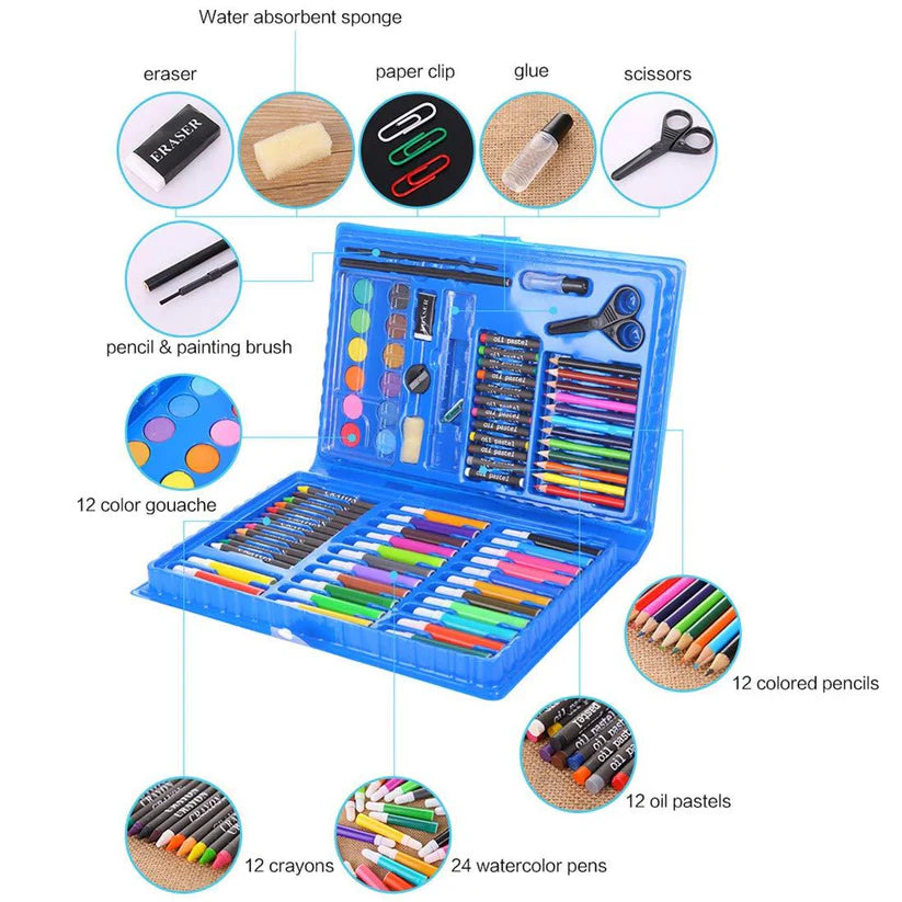 Kids Creative Colour Kit Set – Fun Art & Drawing Activity Set for Children