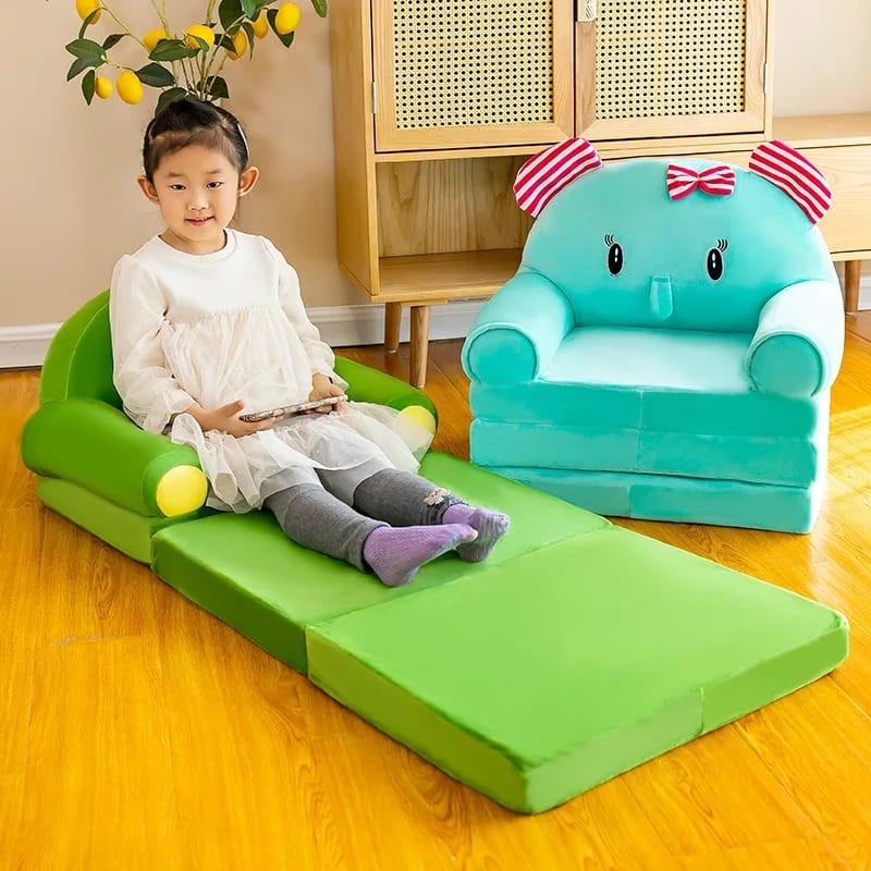 Soft Foldable Sofa Cum Bed – Cozy Baby Lounger & Sleeping Mattress