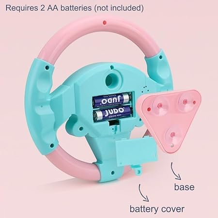 Simulated Steering Wheel Musical Toy for Kids – Interactive Driving Learning Toy