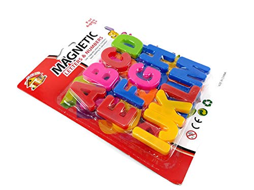 Magnetic Colourful Letters & Numbers for Educating Kids in Fun and Play