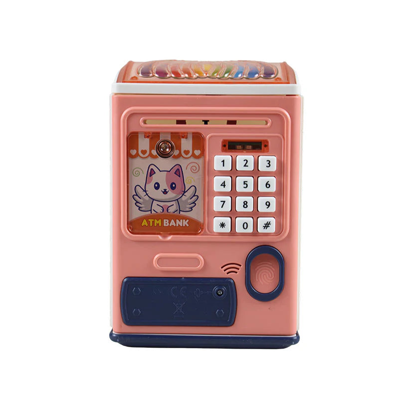 Kid's ATM Fingerprint Money Box – Smart Piggy Bank with Password Lock