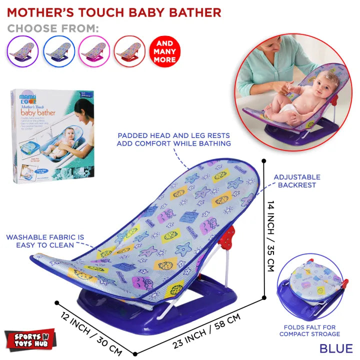 Mama Love Baby Bather Net – Soft Baby Bath Support for Newborns
