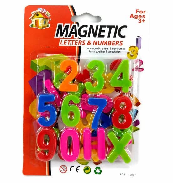Magnetic Colourful Letters & Numbers for Educating Kids in Fun and Play