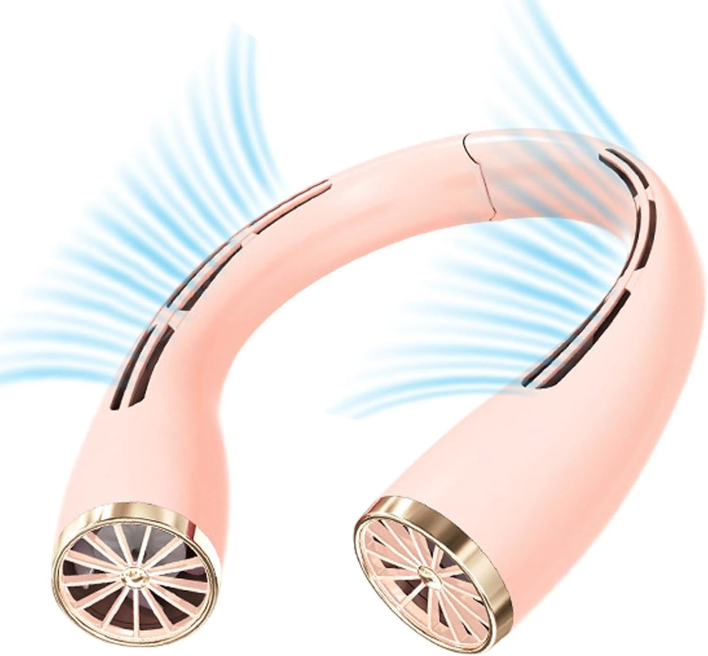 Neck Air Conditioner Bladeless Portable Fan – Rechargeable 3-Speed Neck Hanging Cooling Fan