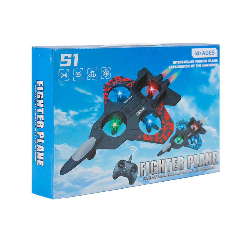 Flying Fighter Jet Drone – Remote Control Aircraft Toy for Kids