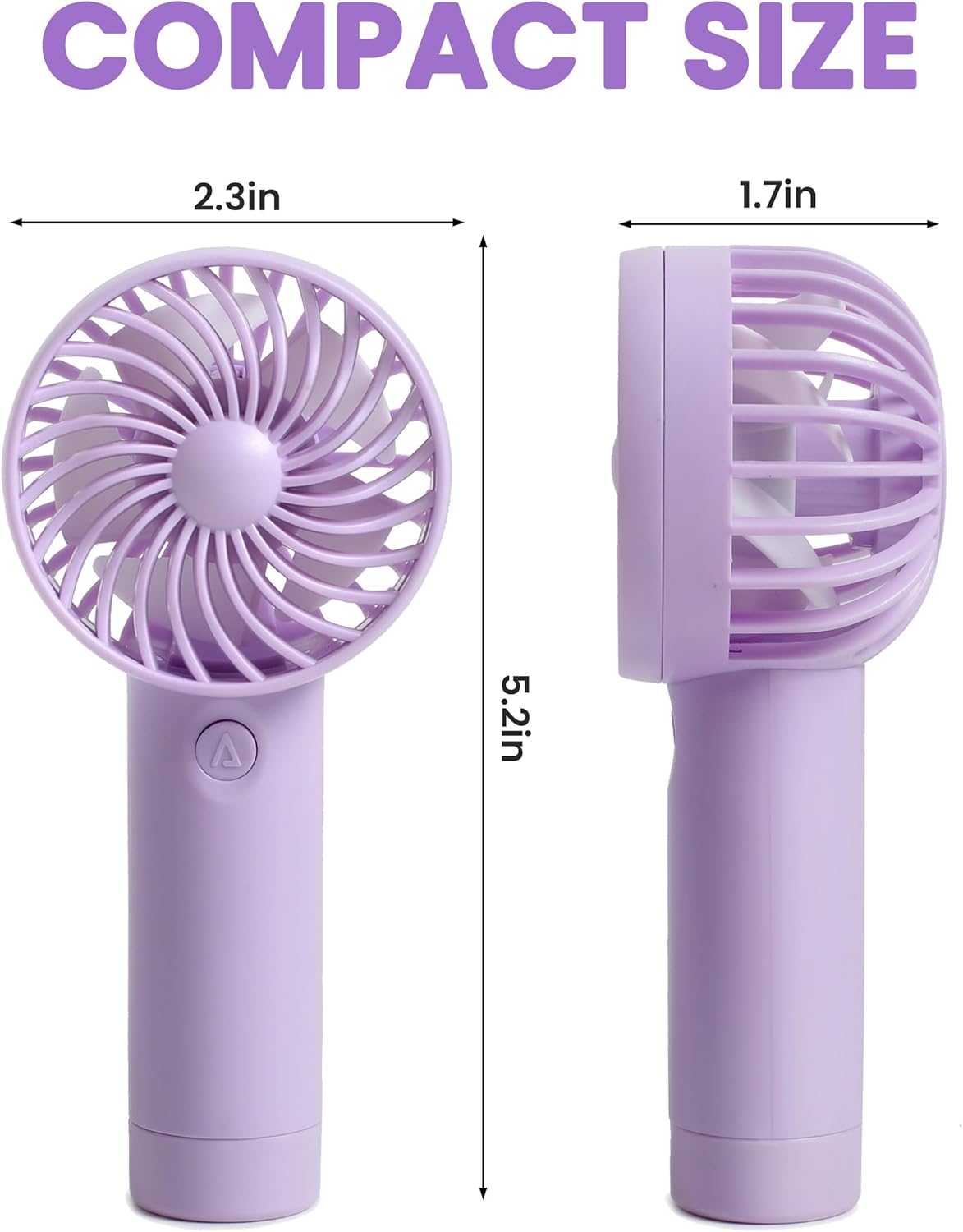 Portable USB Mini Rechargeable Fan – Handheld Cooling Fan with Powerful Airflow