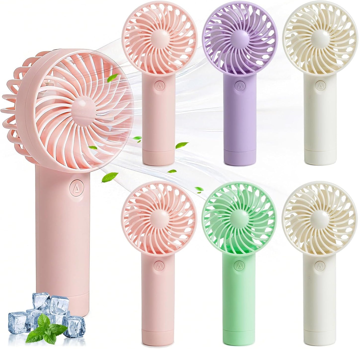 Portable USB Mini Rechargeable Fan – Handheld Cooling Fan with Powerful Airflow
