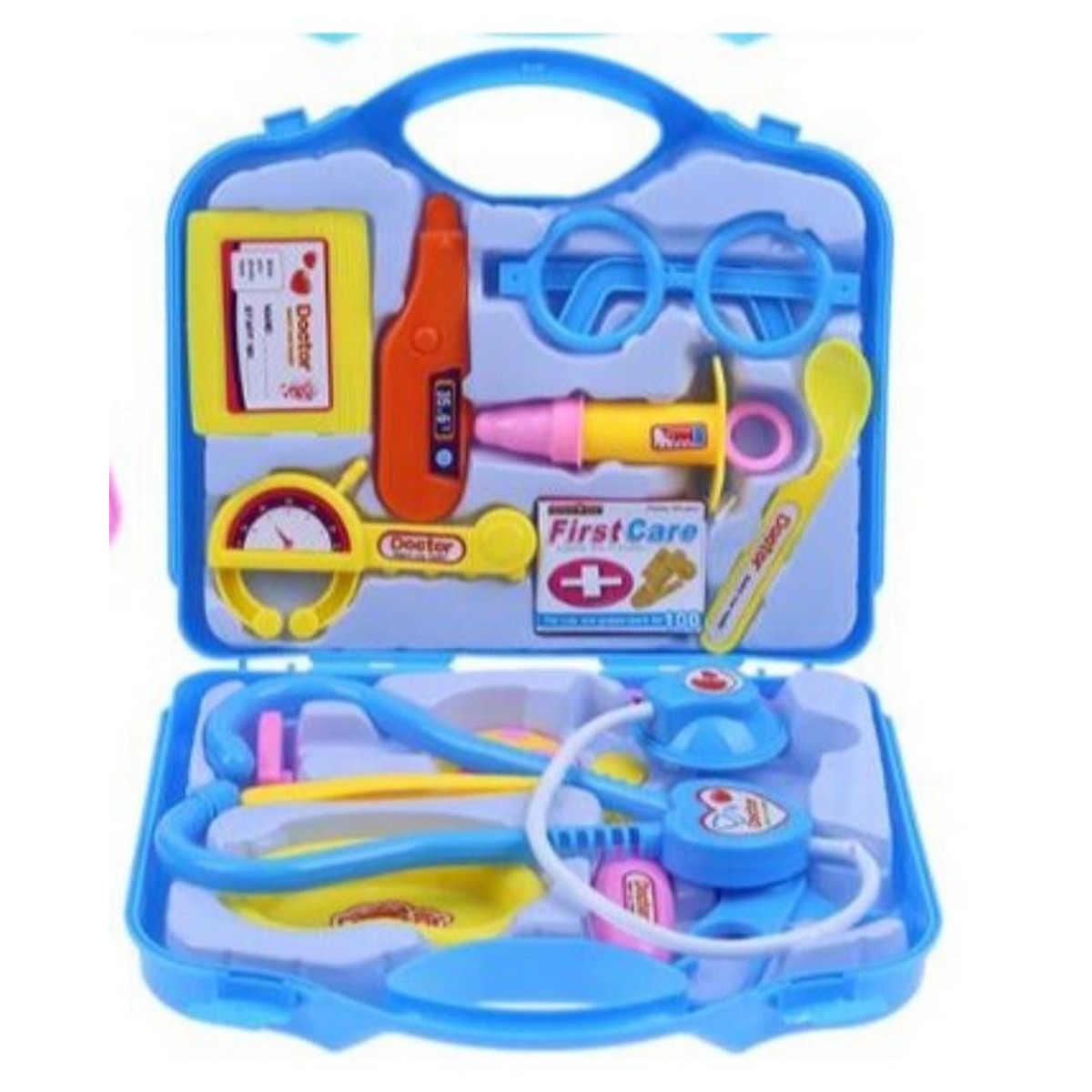 Kids Doctor Play Set Medical Kit Toy with Stethoscope, Injection & First Aid Box – Portable Doctor Role Play Toy for Boys & Girls – Educational Pretend Play Hospital Toy Set