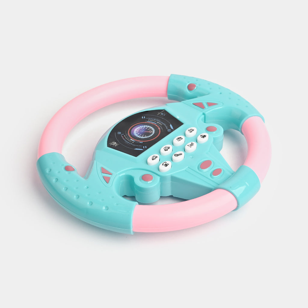 Simulated Steering Wheel Musical Toy for Kids – Interactive Driving Learning Toy