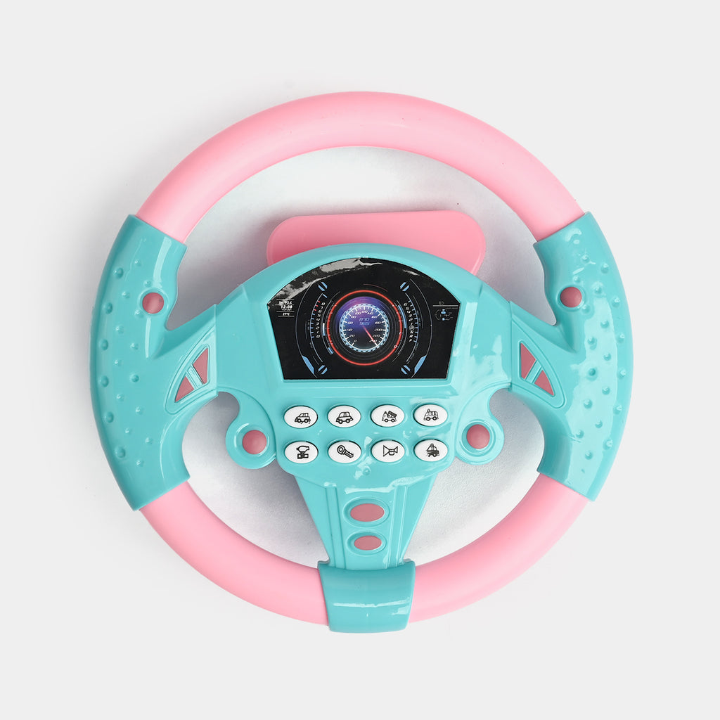 Simulated Steering Wheel Musical Toy for Kids – Interactive Driving Learning Toy