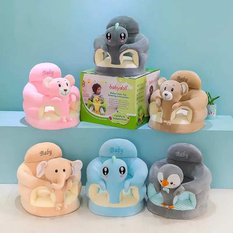 Baby Sofa Seat – Soft Round Shape Floor Support Seat for Babies 0M+