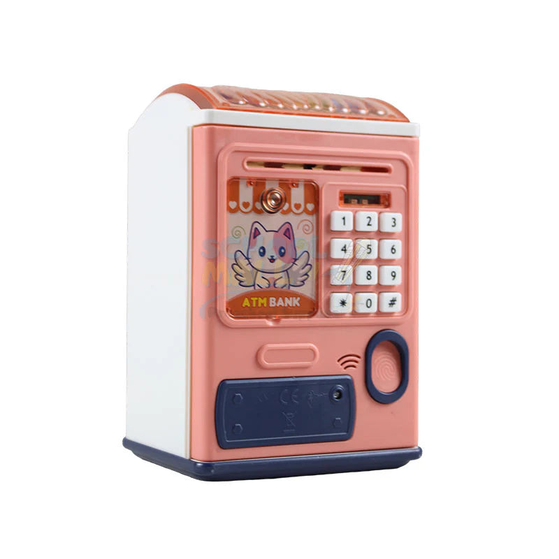 Kid's ATM Fingerprint Money Box – Smart Piggy Bank with Password Lock