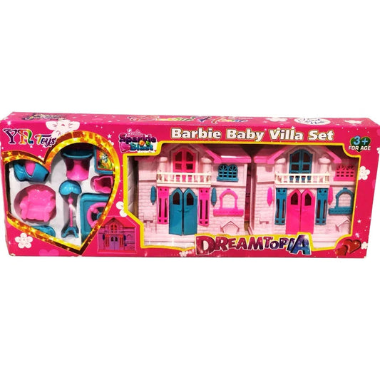 Barbie Baby Villa Play Set for Girls – Dream Doll House with Furniture & Accessories
