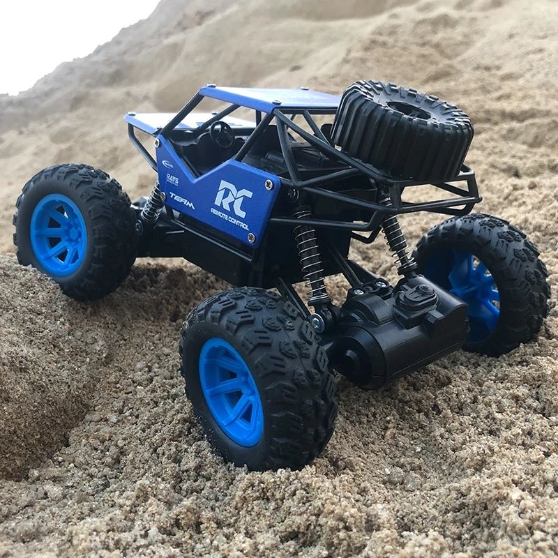 RC Alloy Monster Truck Metallic Body – Wireless Remote Control Toy for Kids (USB Rechargeable)
