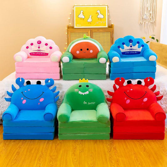 Soft Foldable Sofa Cum Bed – Cozy Baby Lounger & Sleeping Mattress