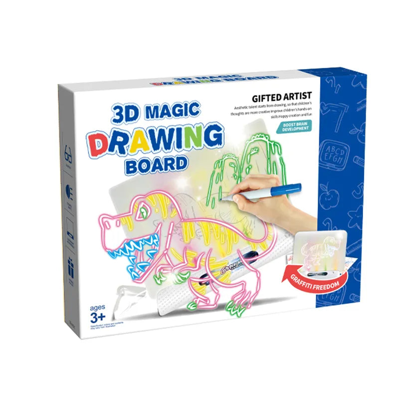 3D Magic Drawing Board – Creative Art & Learning Toy for Kids
