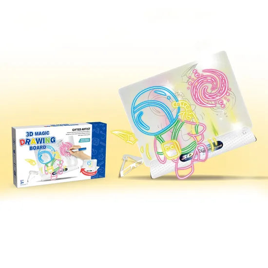 3D Magic Drawing Board – Creative Art & Learning Toy for Kids