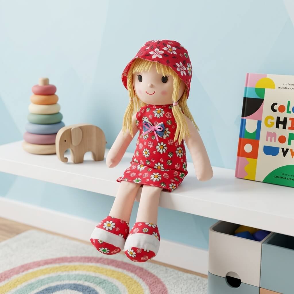 Stuff Candy Dolls for Girls – Cute Soft Plush Doll Toy for Kids