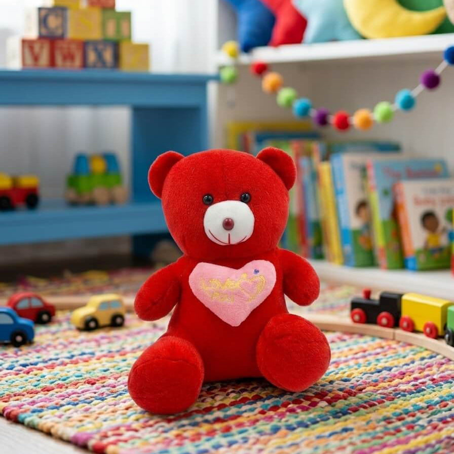 15-Inch Heart Hug Teddy Bear – Extra Soft Plush Gift for Kids & Loved Ones
