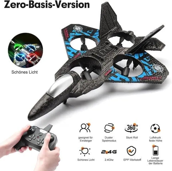 Flying Fighter Jet Drone – Remote Control Aircraft Toy for Kids