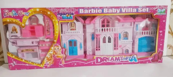Barbie Baby Villa Play Set for Girls – Dream Doll House with Furniture & Accessories