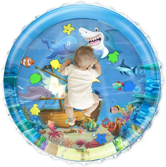Baby Patting Water Mat – Sensory Tummy Time Play Mat for Infants & Toddlers