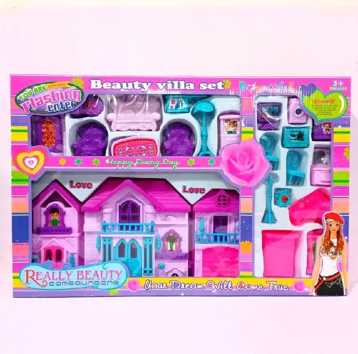 Barbie Baby Villa Play Set for Girls – Dream Doll House with Furniture & Accessories