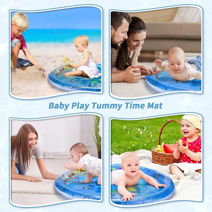 Baby Patting Water Mat – Sensory Tummy Time Play Mat for Infants & Toddlers