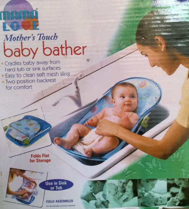 Mama Love Baby Bather Net – Soft Baby Bath Support for Newborns