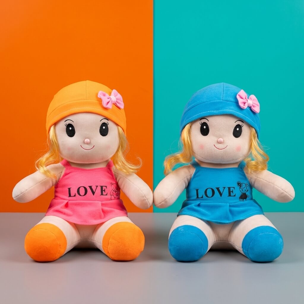 Love-Themed Candy Plush Doll – Cute Soft Toy for Girls