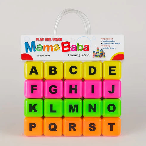ABC Early Learning Alphabet Blocks & Number Counting Play Set