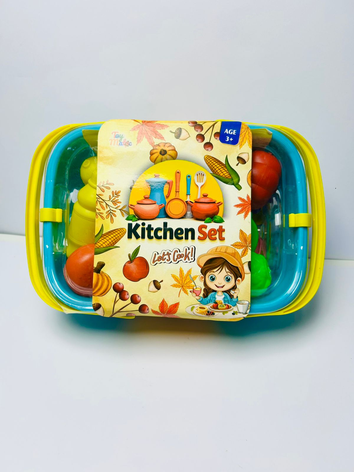 Kitchen Play Set – Pretend Cooking & Chef Toy Set for Children