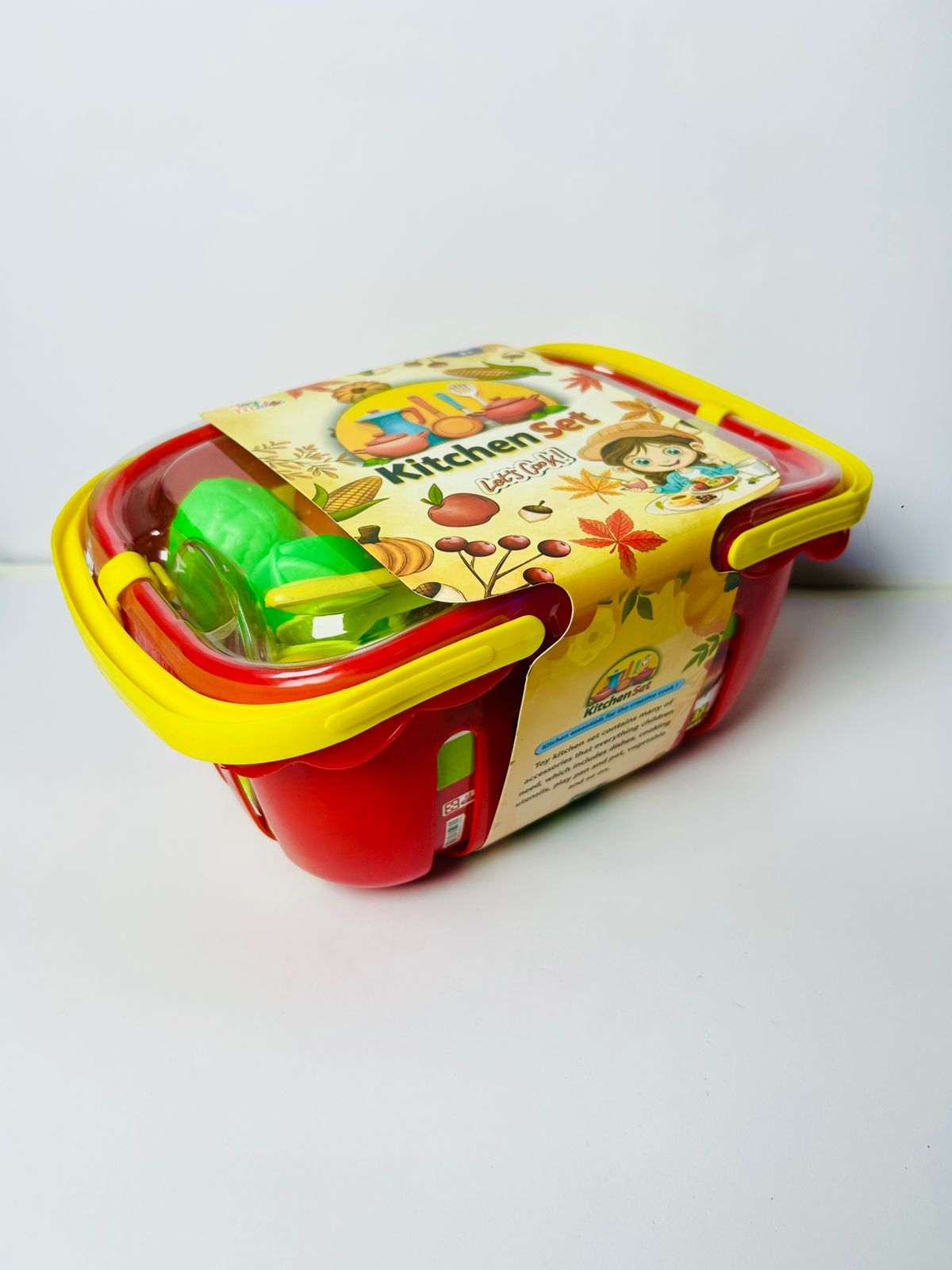 Kitchen Play Set – Pretend Cooking & Chef Toy Set for Children