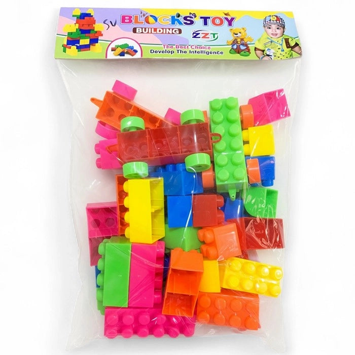 Kids Block Set Pack – Colorful Educational Building Blocks Toy for Creative Learning & Play
