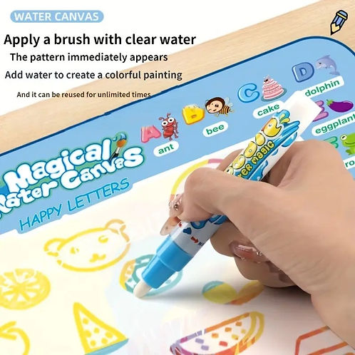 Magical Water Canvas – Mess-Free Drawing & Learning Mat for Kids (Large)