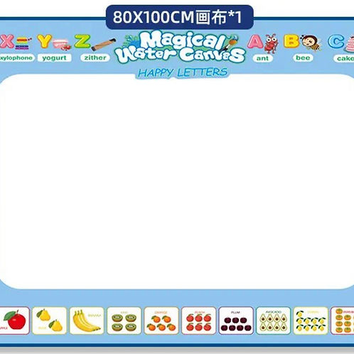 Magical Water Canvas – Mess-Free Drawing & Learning Mat for Kids (Large)