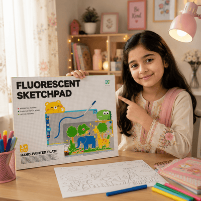 Fluorescent Sketchpad for Kids – Glow Drawing & Creative Art Toy