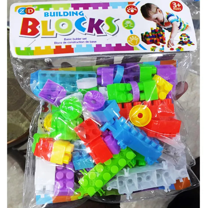 Kids Block Set Pack – Colorful Educational Building Blocks Toy for Creative Learning & Play