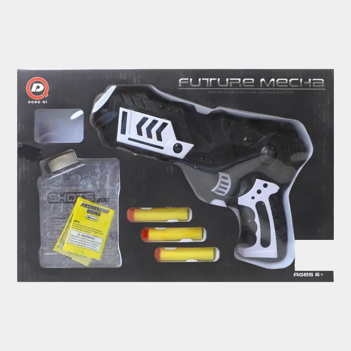 Blow Gun Toy 2 in 1 Water Balls and Soft Bullets Blowing Gun Toy