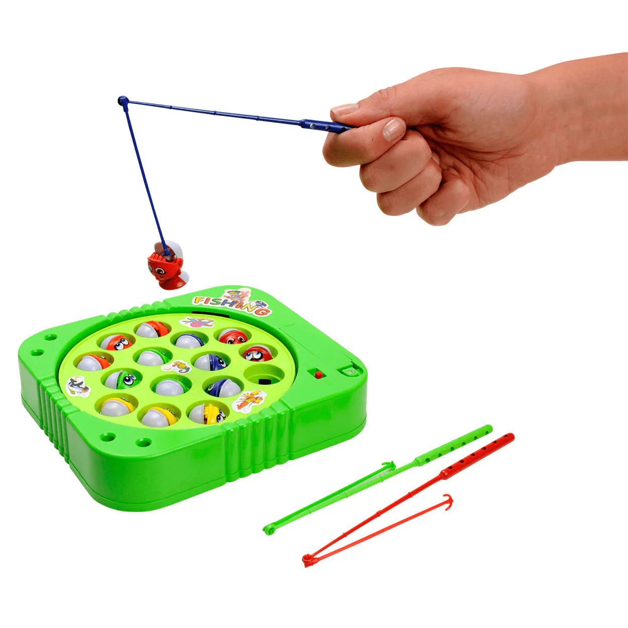 Fun Fishing Game for Kids –  Hook Fish Toy with Rotating Board and Music